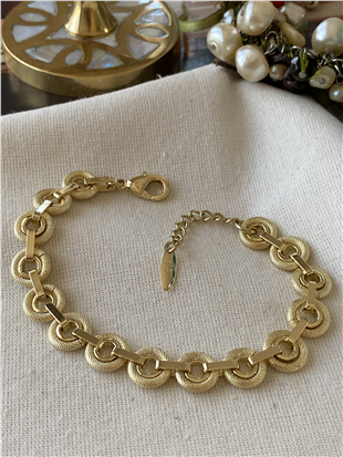 VIP 14K Desenli Bilye Model Bileklik