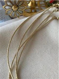 VIP 14K Desenli Choker Kolye