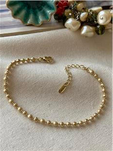 VIP 14K Desenli Simli Dorika Bilekik