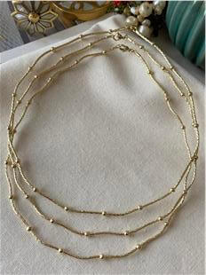 VIP 14K Dorikalı Desenli Choker Kolye