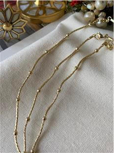 VIP 14K Dorikalı Desenli Choker Kolye