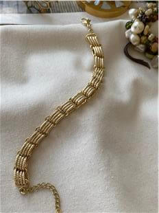 VIP 14K Dörtlü Desenli Oval Geçme Bileklik