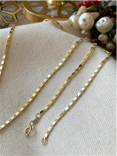 VIP 14K Ezme Tasarım Zincir Kolye