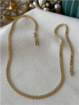 VIP 14K Fermuar Model Zincir Kolye