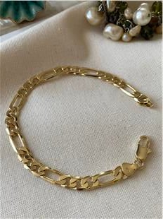 VIP 14K Figaro Bileklik