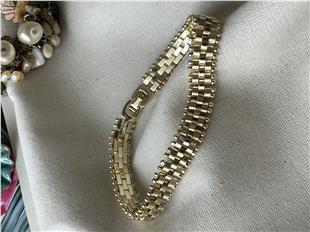 VIP 14K Geçmeli Örme Bileklik