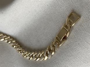VIP 14K Geçmeli Taşlı Bileklik