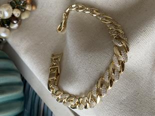 VIP 14K Geçmeli Taşlı Bileklik