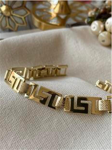 VIP 14K Geniş Maze Bileklik