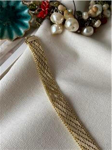 VIP 14K Hasır Örme Bileklik