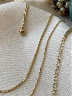 VIP 14K İkili Zincir Kolye