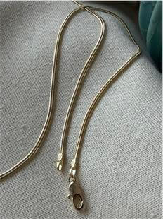 VIP 14K İnce Balıksırtı Zincir Kolye