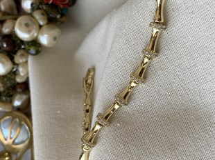VIP 14K İnce Bone Model Bileklik