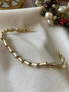 VIP 14K İnce Krokodil Bileklik