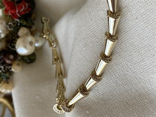 VIP 14K İnce Krokodil Bileklik