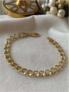 VIP 14K Kesme Zincir Bileklik