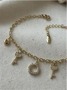 VIP 14K Key of Love Bileklik