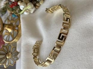 VIP 14K Labirent Tasarım Bileklik