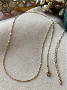 VIP 14K Mini Dorikalı Kapsül Zincir Kolye