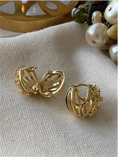 VIP 14K Mini Kafes Küpe