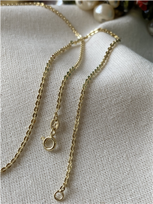 VIP 14K Mini Mercimek Model Zincir Kolye