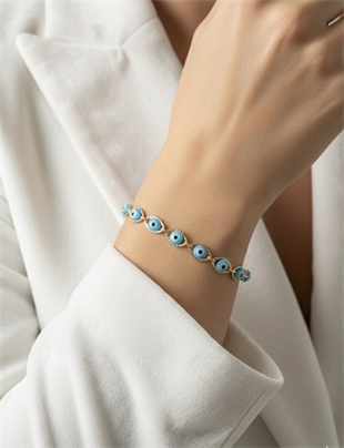 VIP 14K Nazar Bileklik