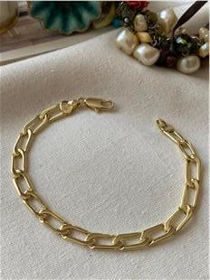 VIP 14K Oval Zincir Bileklik