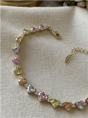 VIP 14K Pastel Kalpler Bileklik