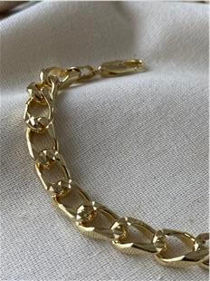 VIP 14K Prizma Desenli Zincir Bileklik