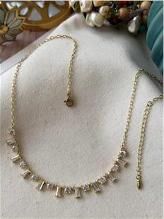 VIP 14K Sallantılı Taşlar Kolye