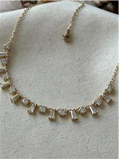 VIP 14K Sallantılı Taşlar Kolye