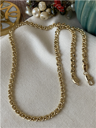 VIP 14K Sarmal Zincir Kolye