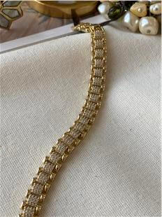 VIP 14K Shining Chain Bileklik