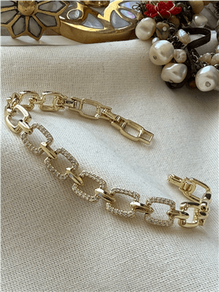 VIP 14K Shining Square Bileklik