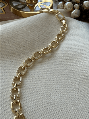VIP 14K Shining Square Bileklik