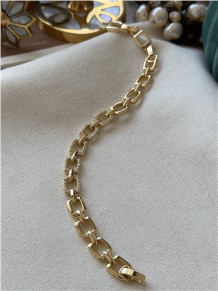 VIP 14K Shining Square Bileklik