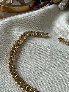 VIP 14K Sık Örme Zincir Bileklik