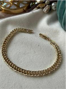 VIP 14K Sık Örme Zincir Bileklik