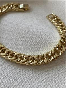 VIP 14K Simli Sık Zincir Bileklik