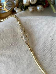 VIP 14K Snake with Ring Bileklik