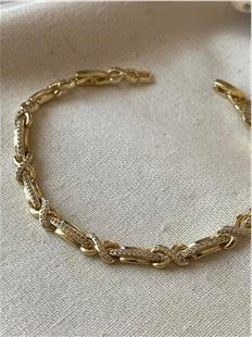 VIP 14K Sonsuzluk Tasarım Bileklik