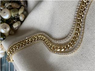 VIP 14K Suyolu Zincir Bileklik 