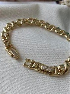 VIP 14K Taş Detaylı Sonsuzluk Model Bileklik