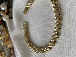 VIP 14K Taşlı Arpacık Model Bileklik