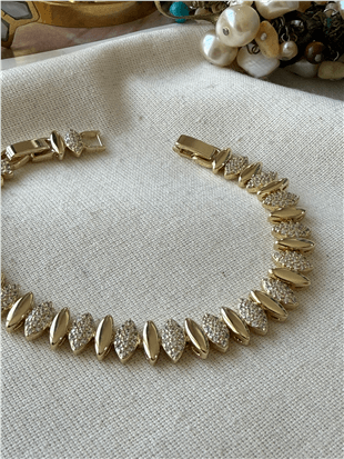 VIP 14K Taşlı Arpacık Model Bileklik