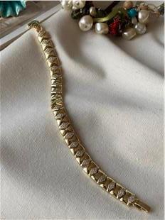 VIP 14K Taşlı Baklava Desen Bileklik