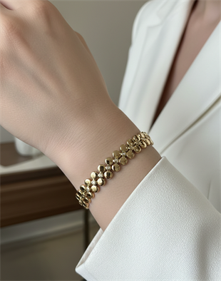 VIP 14K Taşlı Baloncuk Bileklik