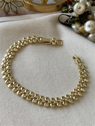 VIP 14K Taşlı Baloncuk Bileklik