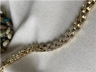 VIP 14K Taşlı Birleşim Bileklik