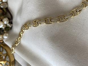 VIP 14K Taşlı Düğme Bileklik